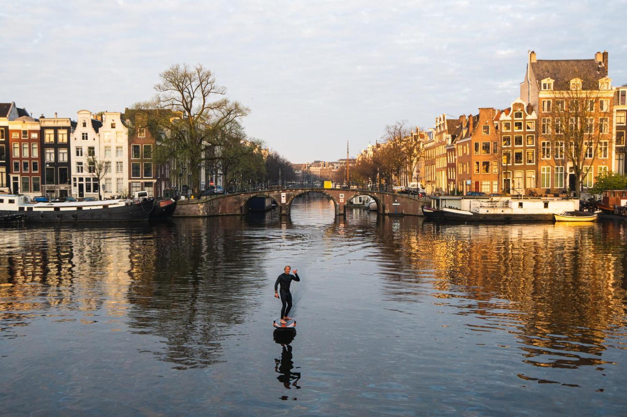 Motor Yacht Amstelle Hotel Amsterdam Bagian luar foto